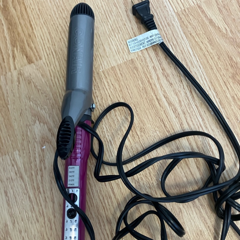 Conair Purple and Gray Curling Iron